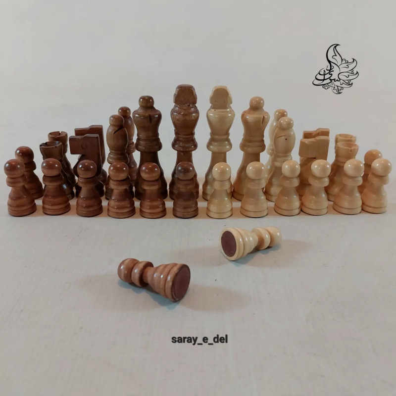 مهره شطرنج چوبی 31014