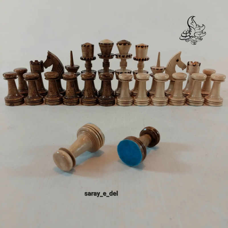 مهره شطرنج چوب سنندج خراطی 31106
