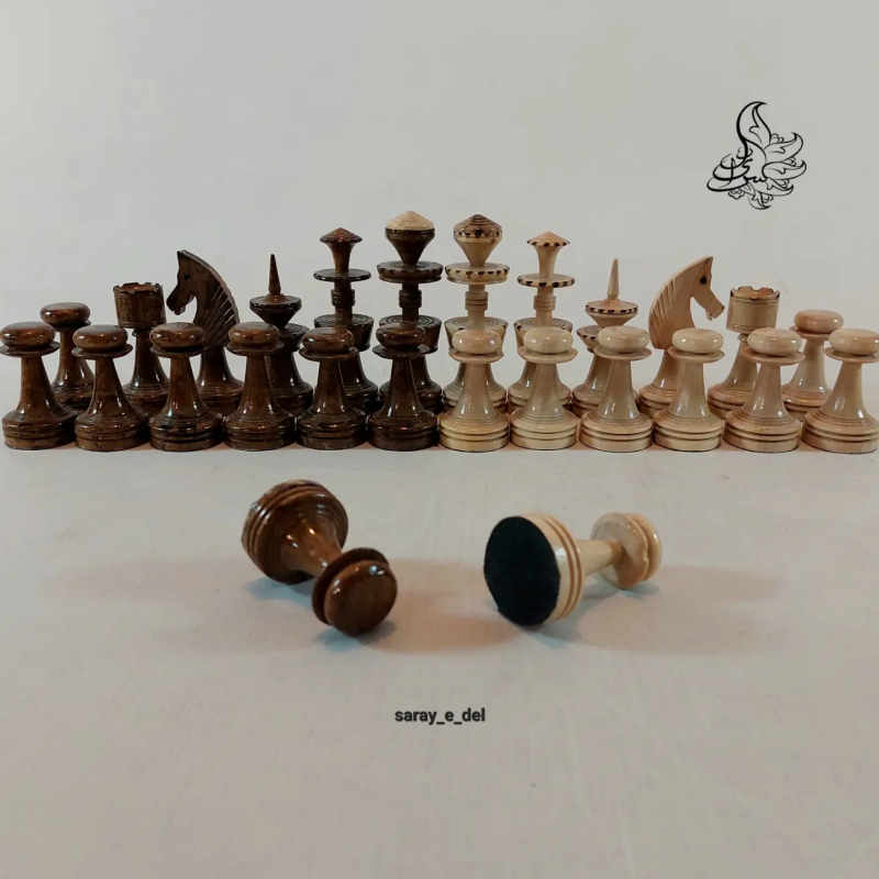 مهره شطرنج چوب سنندج خراطی 31037