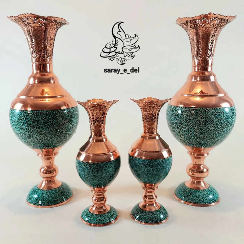 گلدان(سنبلدان) فیروزه کوبی67036