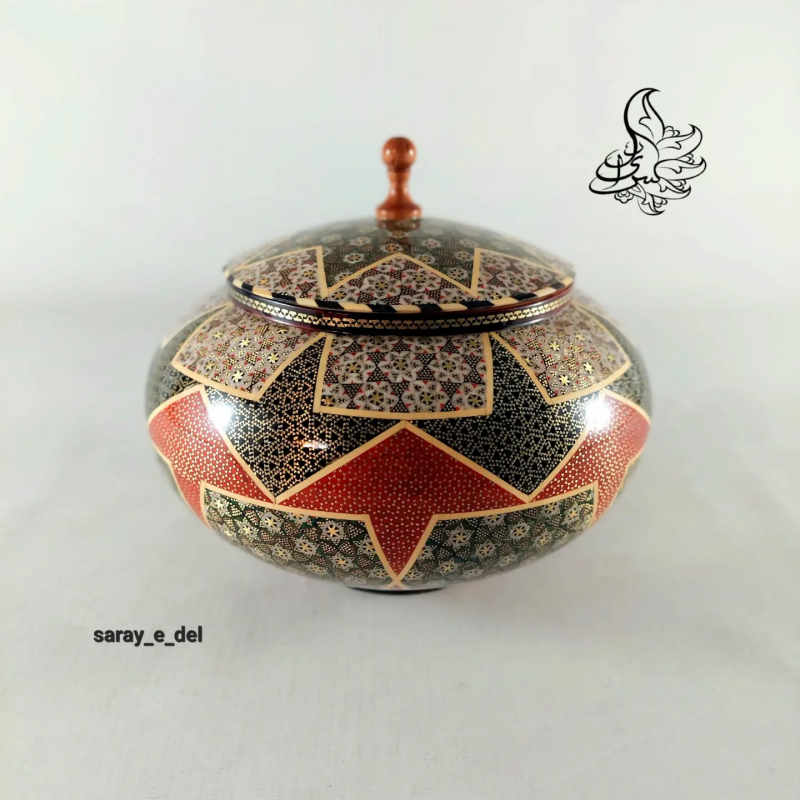 شکلات خوری خاتم شیراز گنبدی نفیس 10442