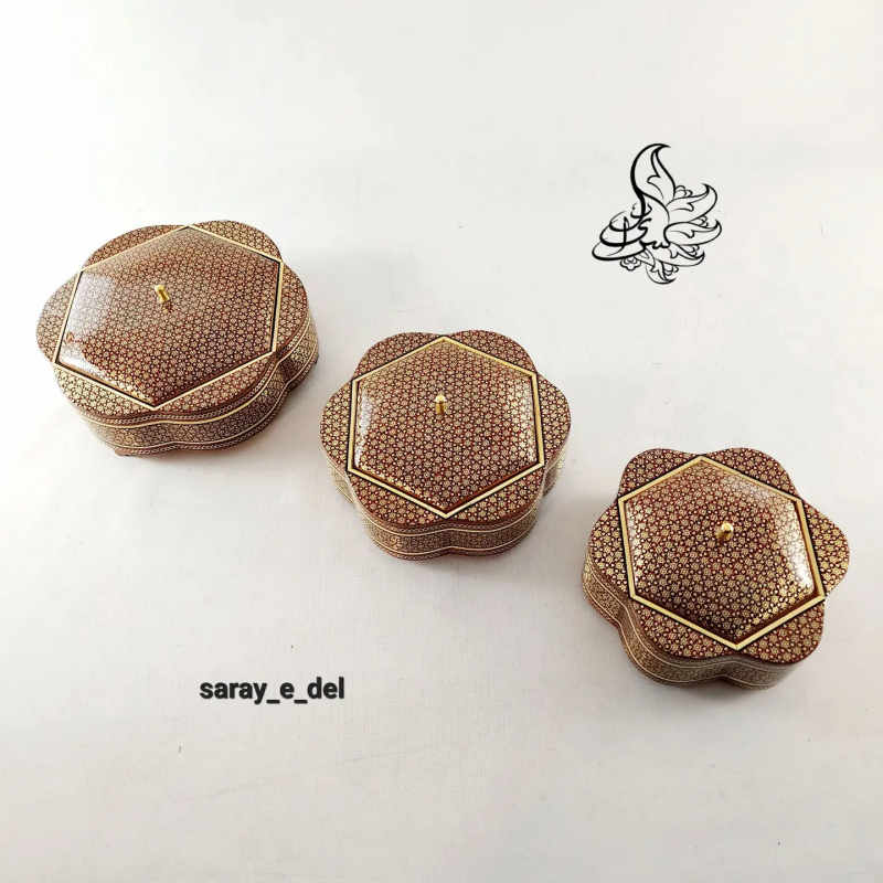 شکلات خوری گلی خاتم قرمز 10595