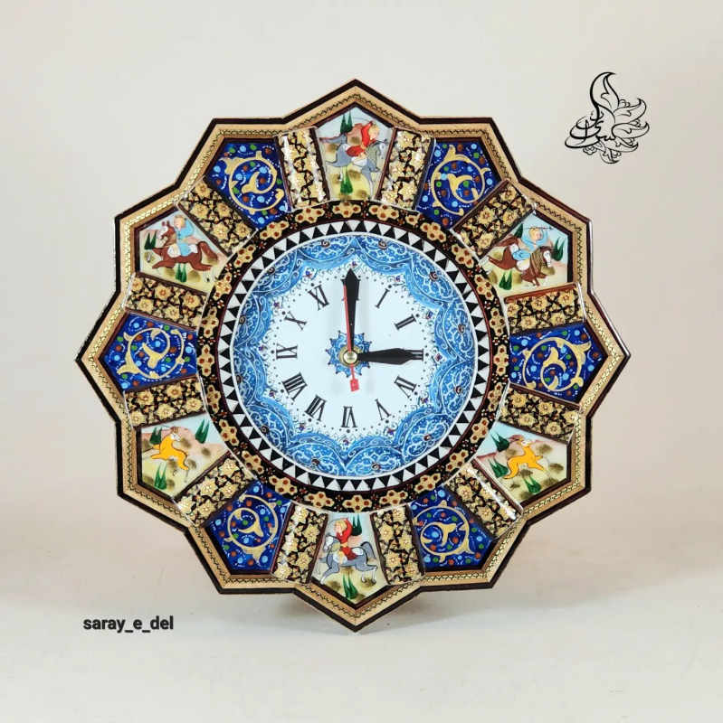 ساعت خاتم خورشیدی15صفحه مینا 12046