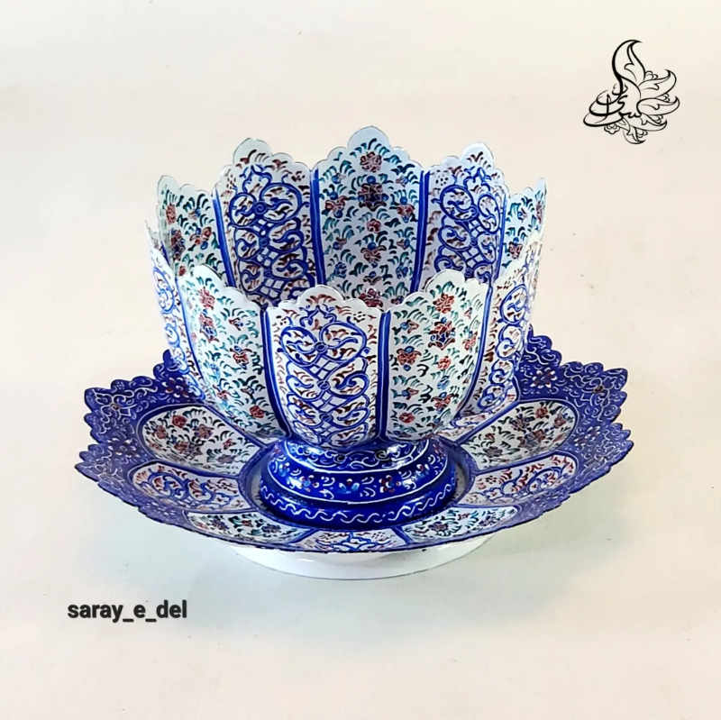کاسه بشقاب میناکاری-30101