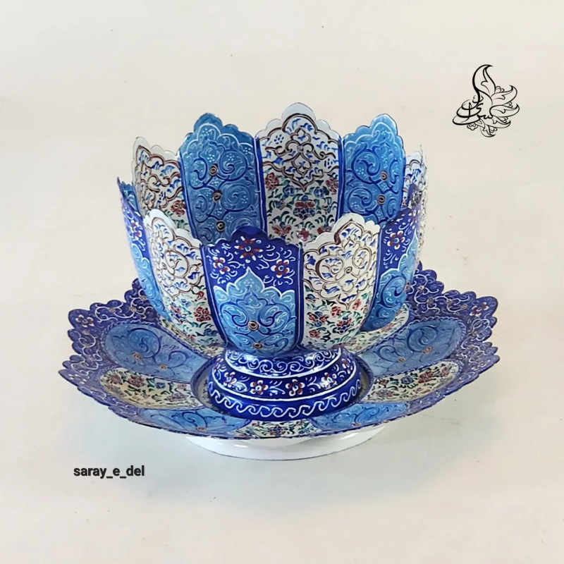 کاسه بشقاب میناکاری/30101/