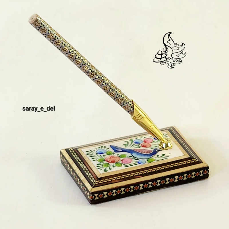 جاقلمی خاتم و نقاشی تکی 10037