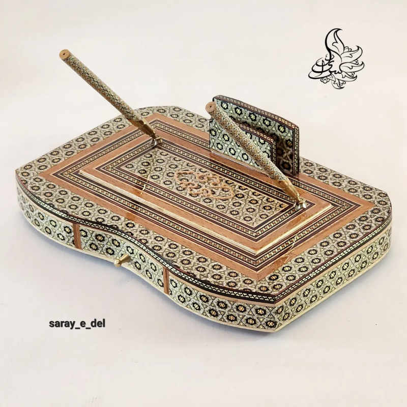 جاقلمی کشودار خاتم ساده 10036