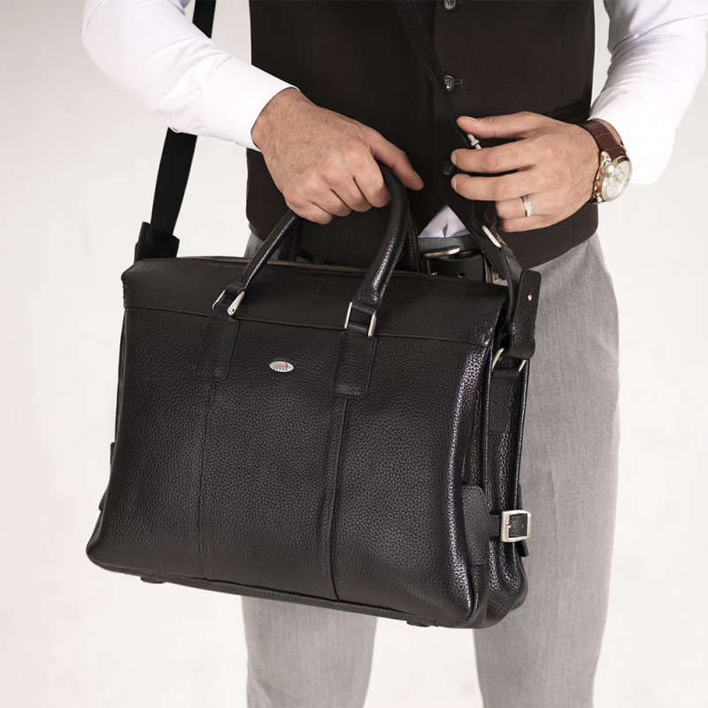 کیف اداری مدل خلبانی چرم طبیعی 20442