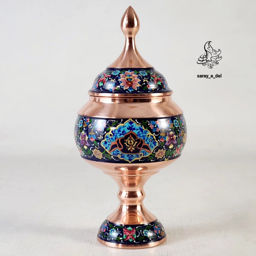 شکلات خوری پایه دار مس پرداز68034