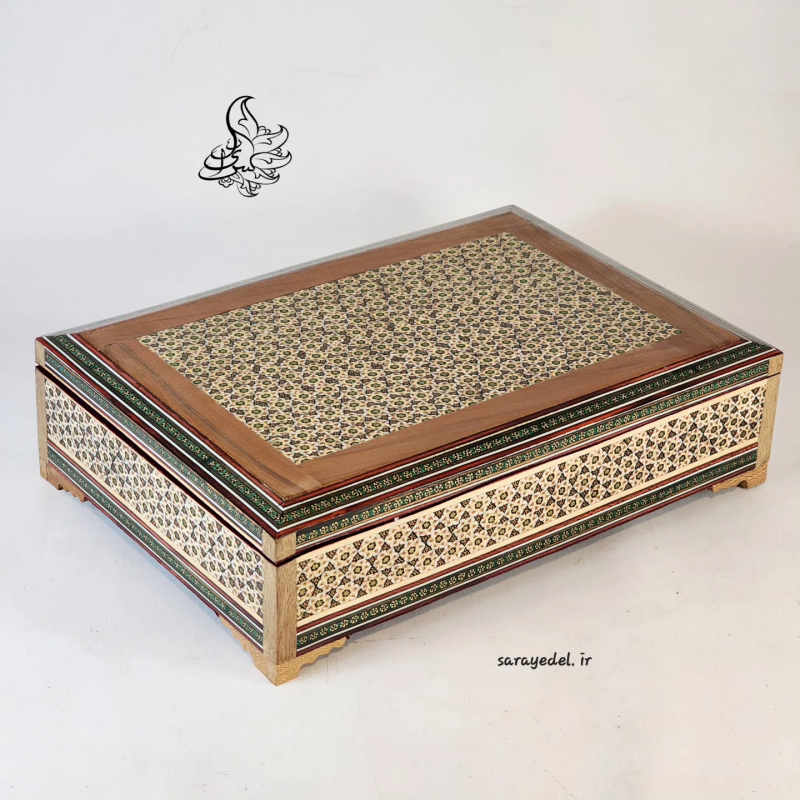جعبه تمام خاتم(کتابی) ساده 10049