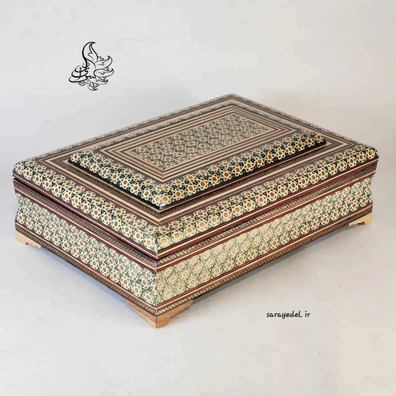 جعبه تمام خاتم (کتابی) ساده10233