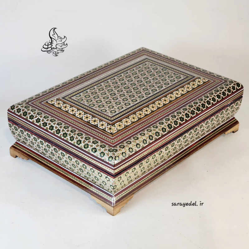 جعبه تمام خاتم (کتابی) ساده10254