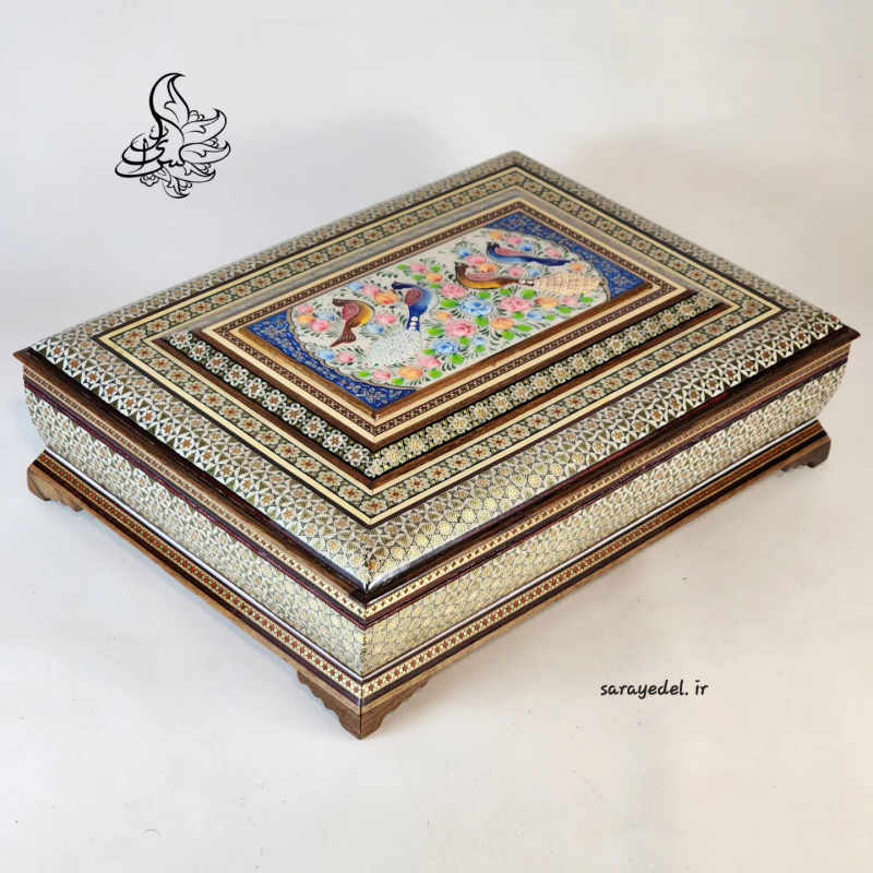 جعبه خاتم و نقاشی (کتابی) نفیس 10561
