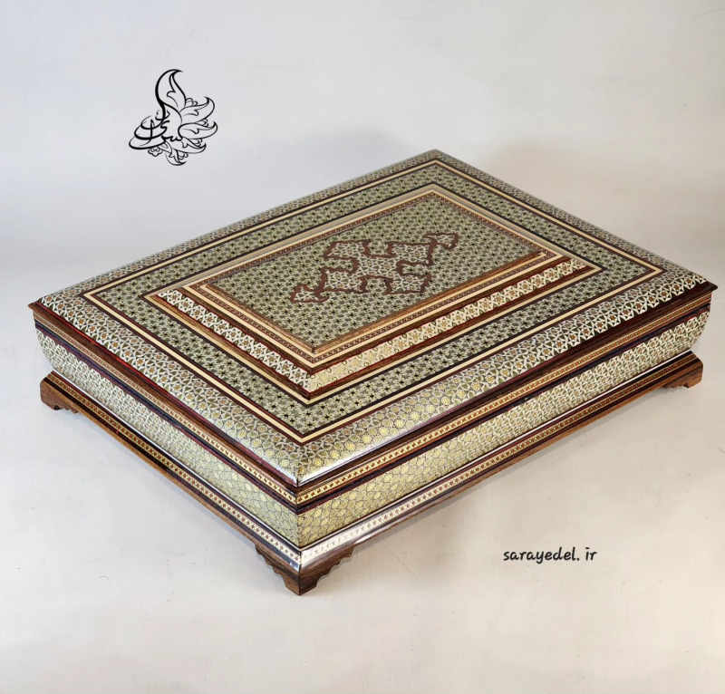 جعبه تمام خاتم (کتابی) نفیس 10562