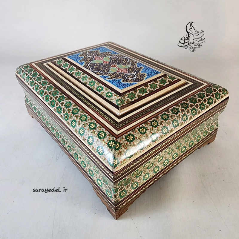 جعبه خاتم (کتابی) نفیس/10085