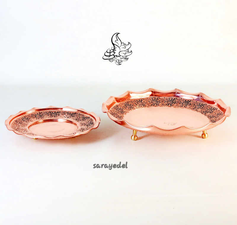 شیرینی خوری سه پایه مسی33369/33364